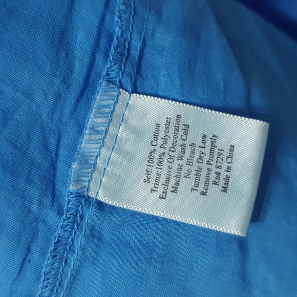 Johnny Was Floral Embroidered Tunic Top - Picture 6 of 9